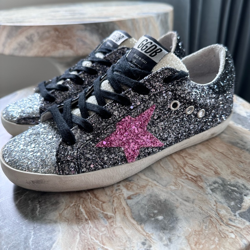 Golden Goose Superstar Sneakers Glitter
